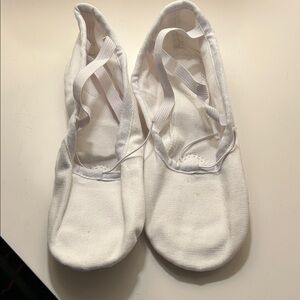 White Ballet Shoes, size 41, NWOT